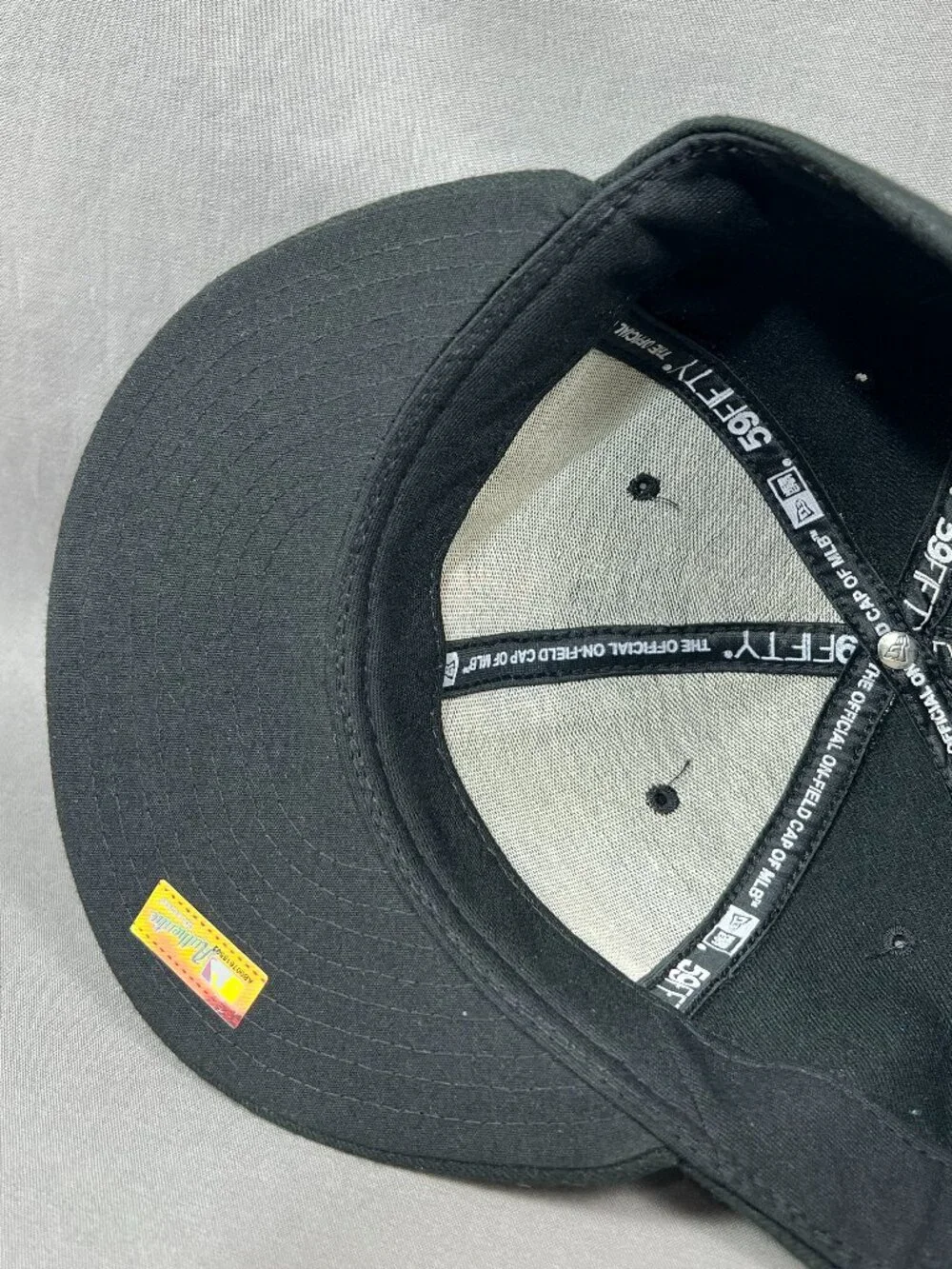 New York Mets New Era 59fifty Hat Fitted 7 1/2 Alternate Black On Field Cap Mens
